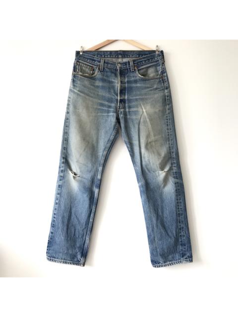 Other Designers Vintage - Authentic Vintage 90s Levi’s Strauss 501 Mexico Faded Denim