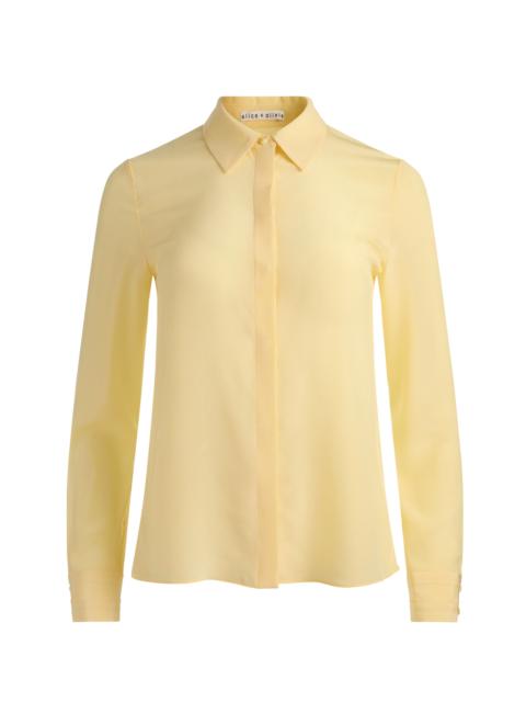 Alice + Olivia WILLA SILK BLOUSE