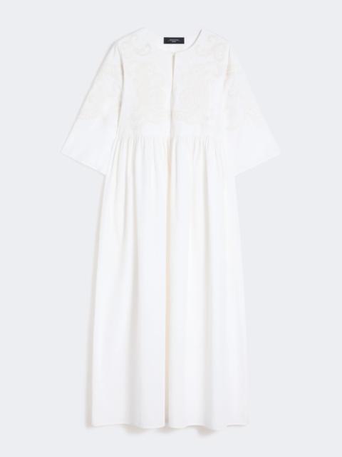 WEEKEND Max Mara Soft cotton poplin dress - WHITE