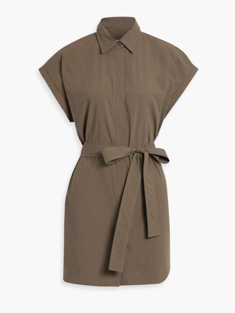 MATTEAU Cotton-poplin mini shirt dress