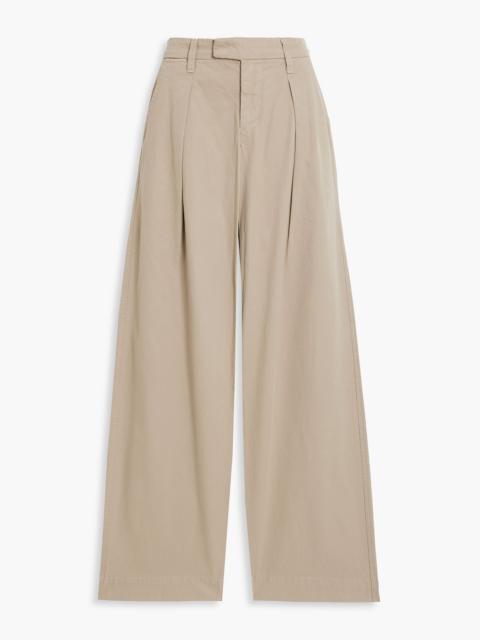 SLVRLAKE Lola cotton-twill wide-leg pants