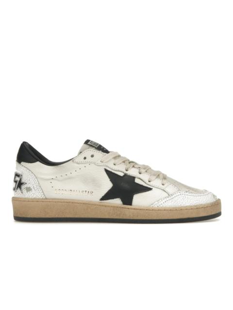 Golden Goose Golden Goose Ball-Star Low White Nappa Black Star