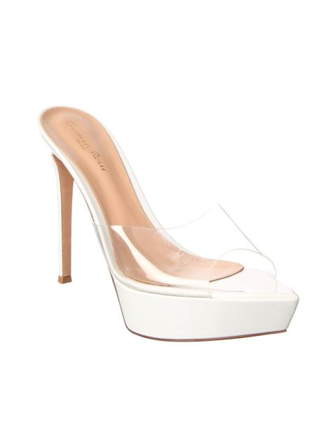 Gianvito Rossi Gianvito Rossi Betty 85 Patent & Vinyl Platform Sandal