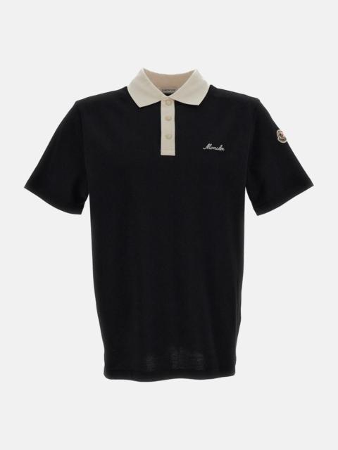 Moncler Cotton Piqué Polo Shirt