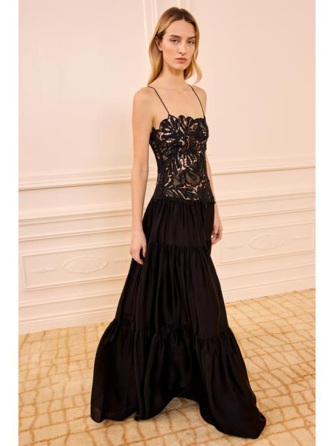 ULLA JOHNSON Celestia Corded Lace Gown