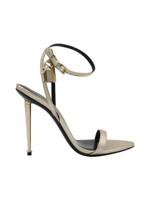 TOM FORD Gold Leather Sandals