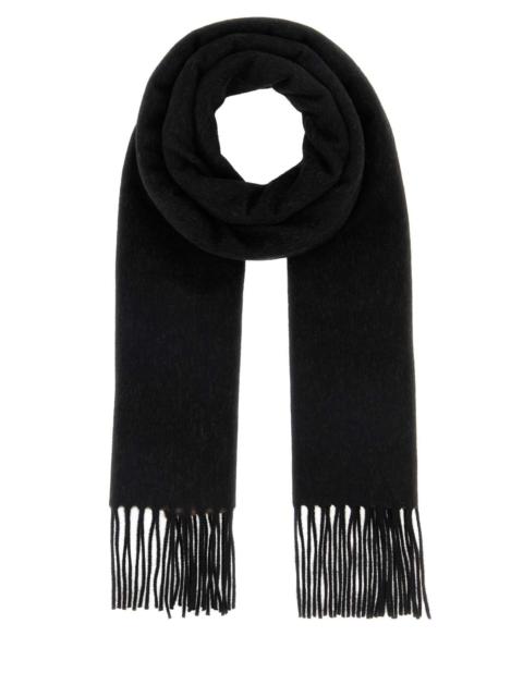 FENDI Fendi Men Black Wool Blend Scarf