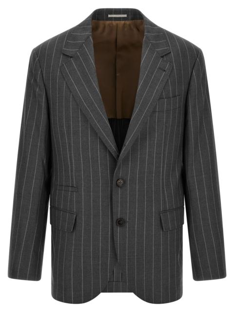 Brunello Cucinelli Brunello Cucinelli Men Pinstripe Blazer