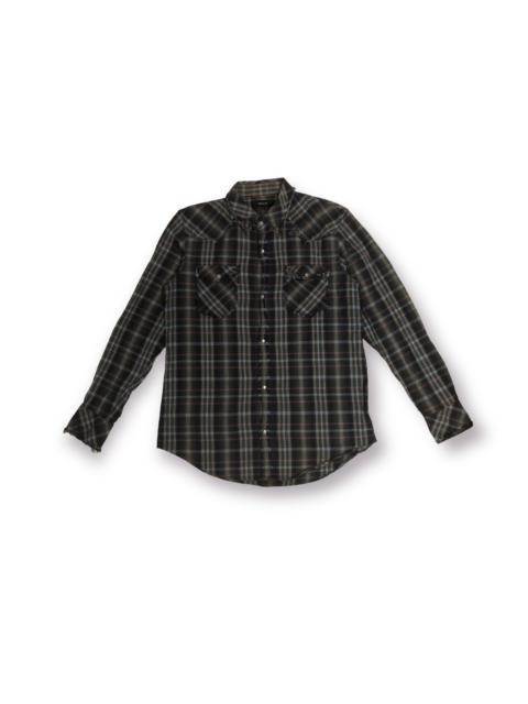 Other Designers Comme Ca Ism - Comme ca ism checked plaid long sleeve button
