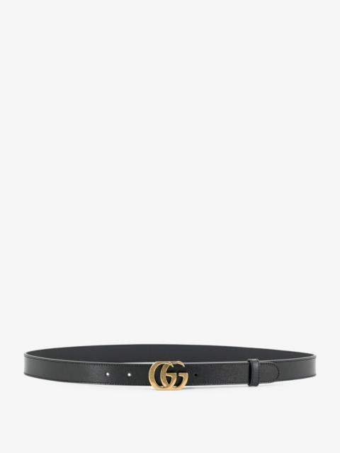 GUCCI Gucci Cut Gg Marmont Leather Belt