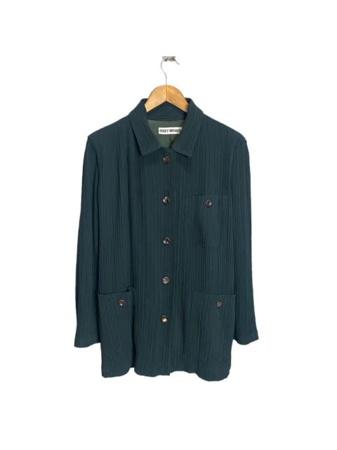 Other Designers Issey Miyake vintage Pleated button up jacket