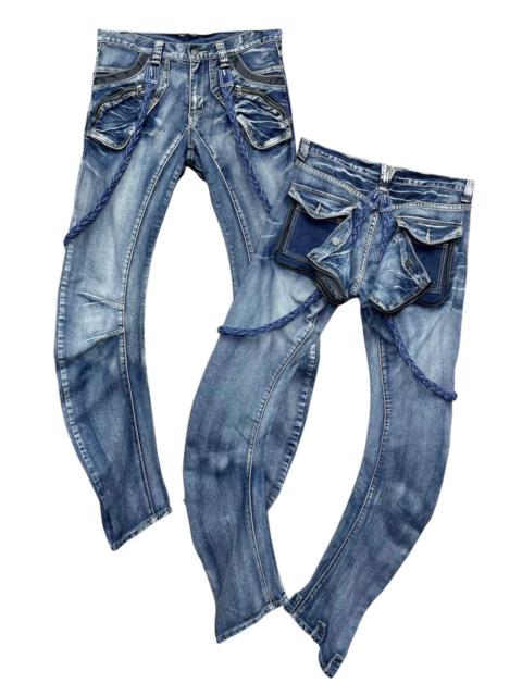 PPFM 🔥FYE🔥90’s PPFM Punk Curve Leg Custom Performance Jeans
