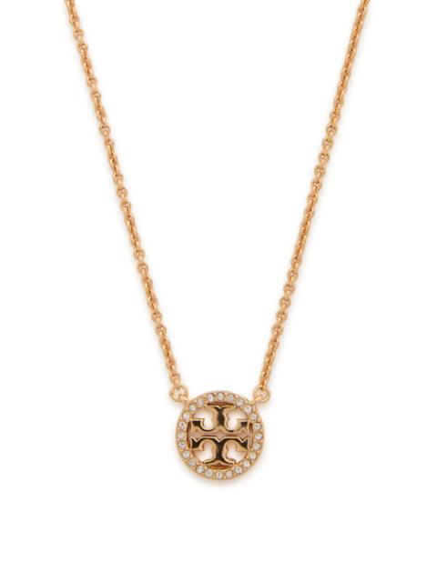 TORY BURCH Tory Burch Icon Pavé 18kt Gold-plated Necklace
