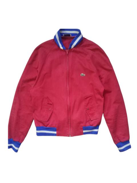 LACOSTE 🔥Red Khaki Vintage Izod Lacoste Zipper Jacket