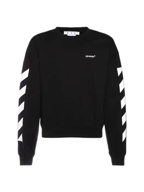 Off-White Diagonal Helvetica Oversized Sweatshirt