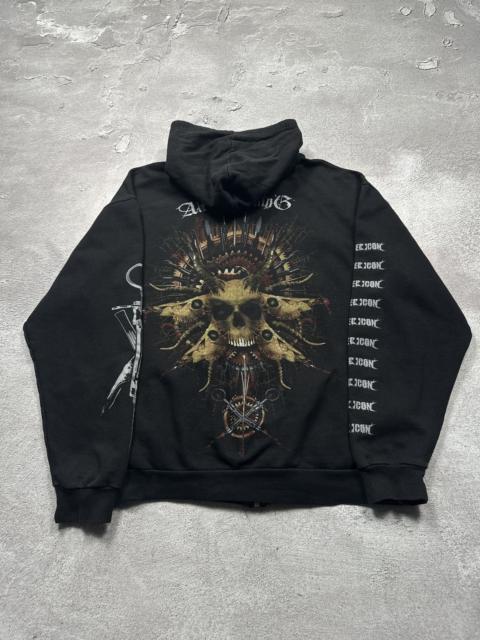 Other Designers Band Tees - Vintage 00s Despised Icon Deathcore Metal Band Zip Hoodie