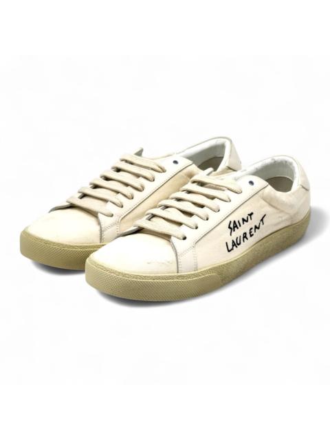 SAINT LAURENT Court Classic SL/06 Sneakers White EU 40 US 7M 10W New $785