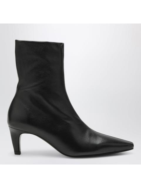 JUDE Jude Black Cave Ankle Boots In Leather Women