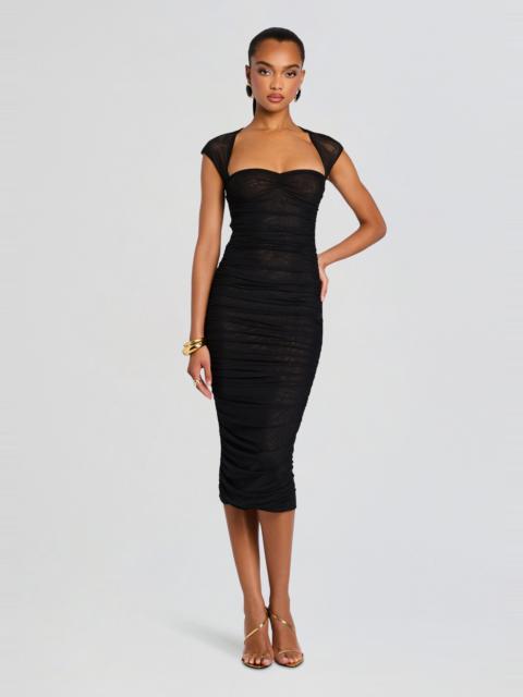 RETROFÊTE KYLIE MESH MIDI DRESS