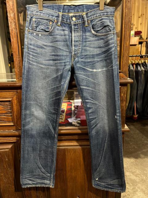 RRL by Ralph Lauren RRL Double RL Ralph Lauren Distressed Denim Jeans
