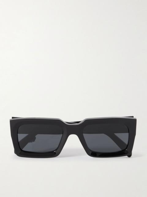 CELINE Bold square-frame acetate sunglasses Black
