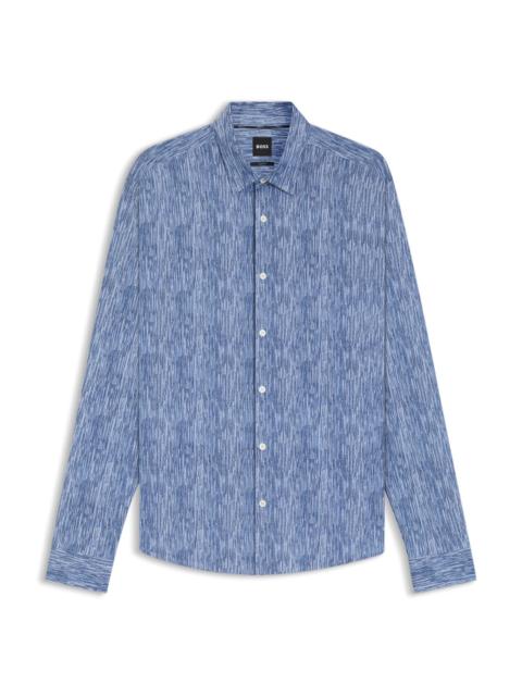 BOSS SLIM-FIT SHIRT IN ITALIAN PERFORMANCE-STRETCH FABRIC