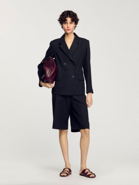 Sandro DOUBLE-BREASTED SUIT JACKET