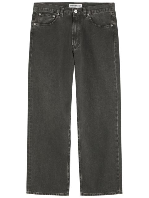 Our Legacy Vast Cut Washed Grey Torino Stripe | REVERSIBLE