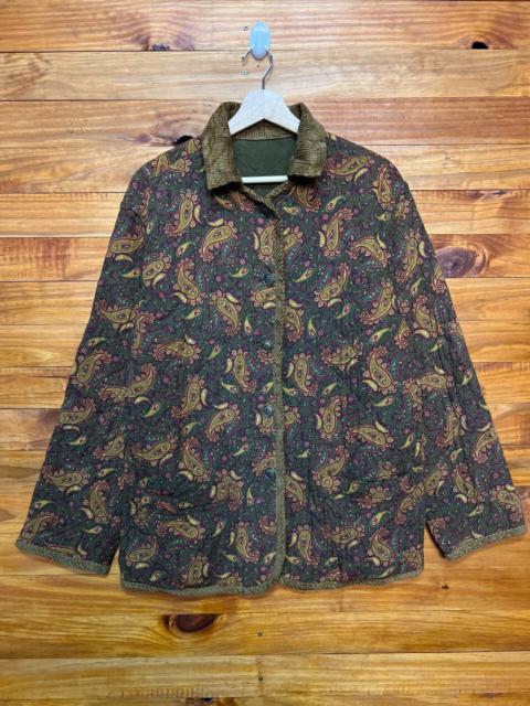Other Designers Banana Republic - RARE🔥BANANA REPUBLIC REVERSIBLE PAISLEY PRINT JACKET