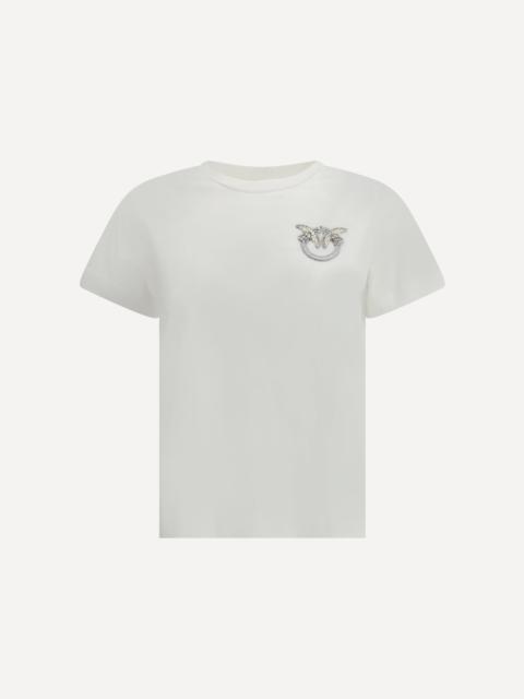 PINKO Eembroidered logo T-Shirt