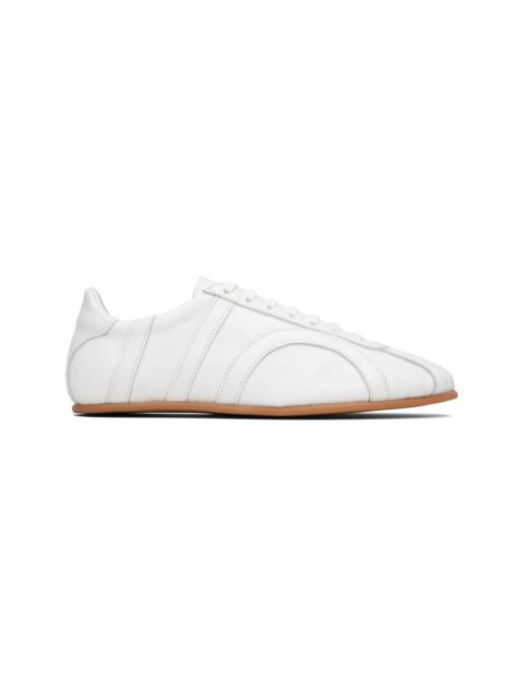 Totême White Canvas Sneakers