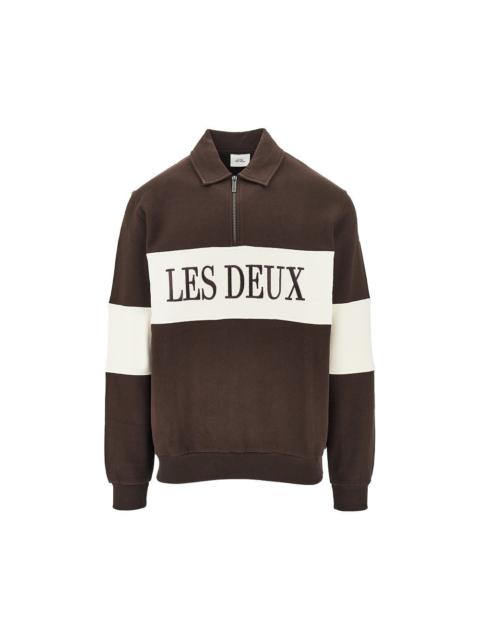 Les Deux ZIPPER RUGBY SWEATSHIRT