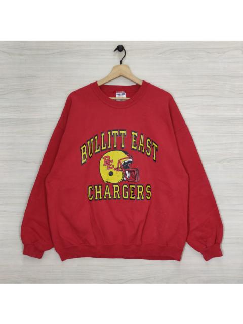 Other Designers Jerzees × Vintage - 90s Bullitt East Chargers Football Crewneck