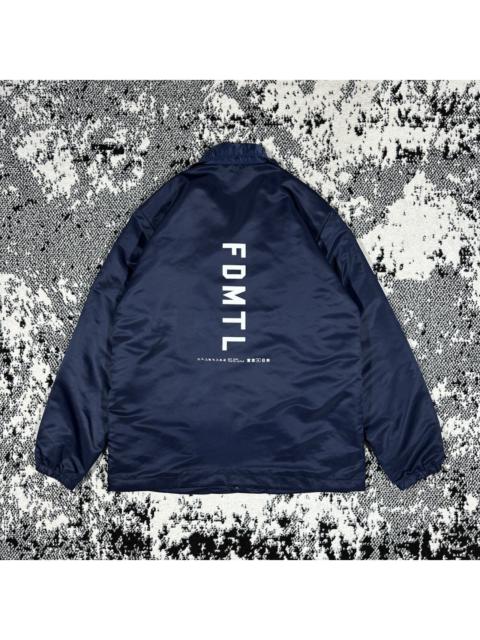 Japanese Brand - FDMTL COACH JACKET IN NAVY