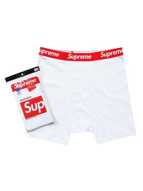 Supreme Supreme x Hanes Boxer Briefs (4 Pack) 'White'