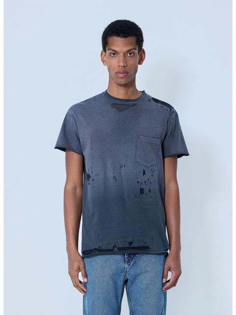GALLERY DEPT. Gallery Dept. Men Distressed Cotton Jersey T-Shirt