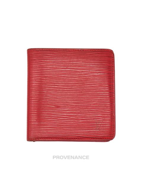 Louis Vuitton Louis Vuitton 6CC Bifold Wallet - Red Epi Leather