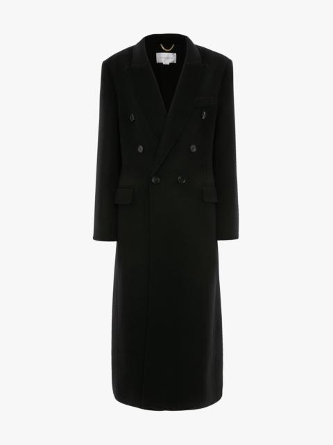 Victoria Beckham Overcoat In Black