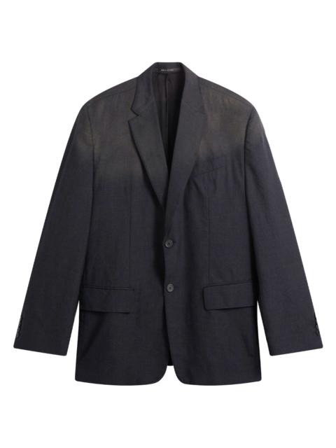 BALENCIAGA Balenciaga Shadow Prince Of Wales Check Blazer