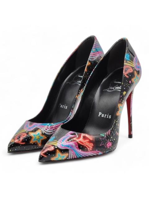 Christian Louboutin Viva Las Vegas Kate Pumps 100mm - Patent Leather - Black 35