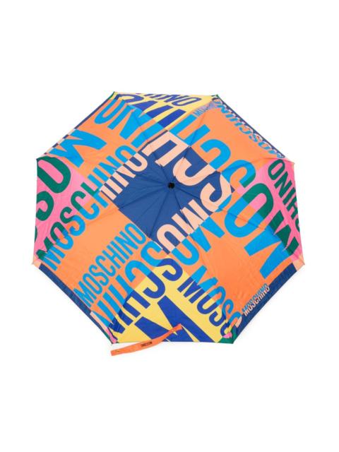 Moschino LOGO-PRINT UMBRELLA