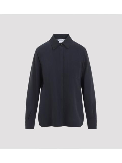 Max Mara Max Mara Siamese Washed Silk Shirt