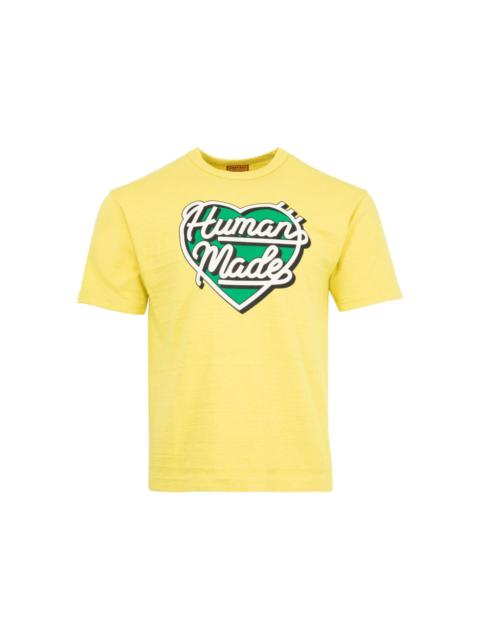 heart-print T-shirt