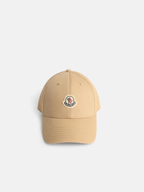 Moncler BEIGE COTTON CAP