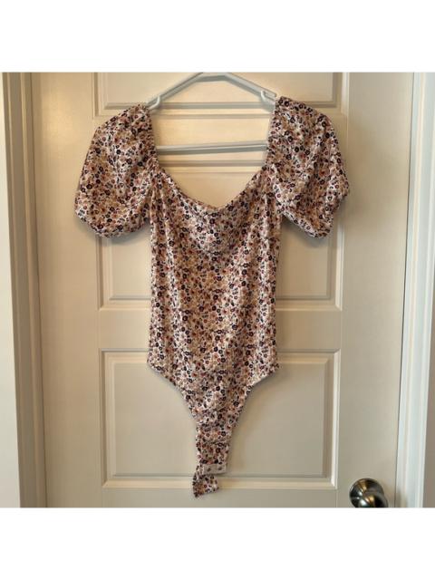 Other Designers Missguided Floral Bodysuit S