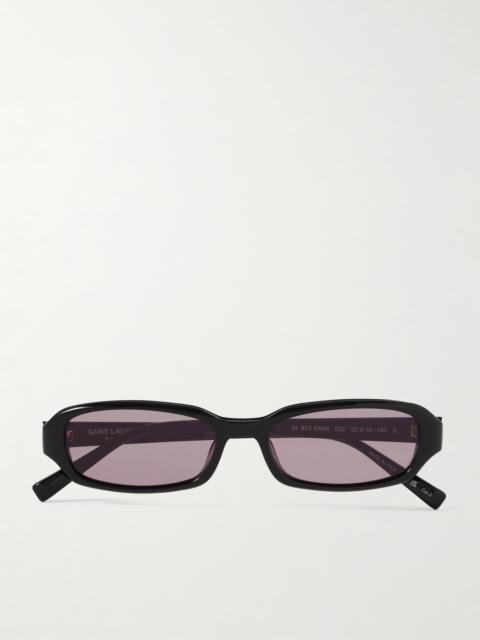 SAINT LAURENT Erin Oval-frame Acetate Sunglasses