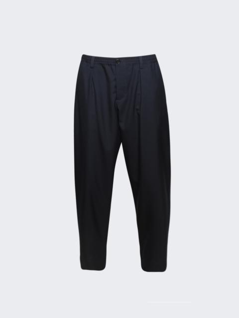 Marni Trousers Blu And Black