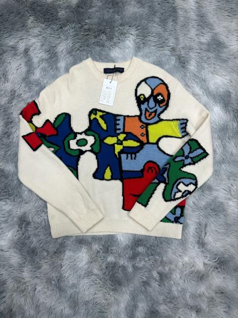 Louis Vuitton Louis Vuitton Abstract Cartoon Sweater