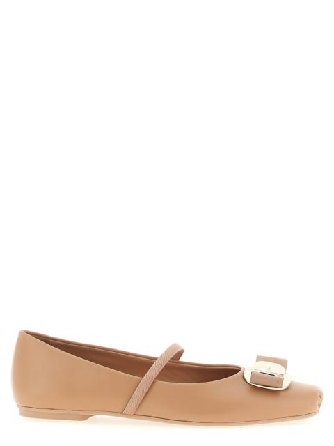 FERRAGAMO Zina Flat Shoes Pink