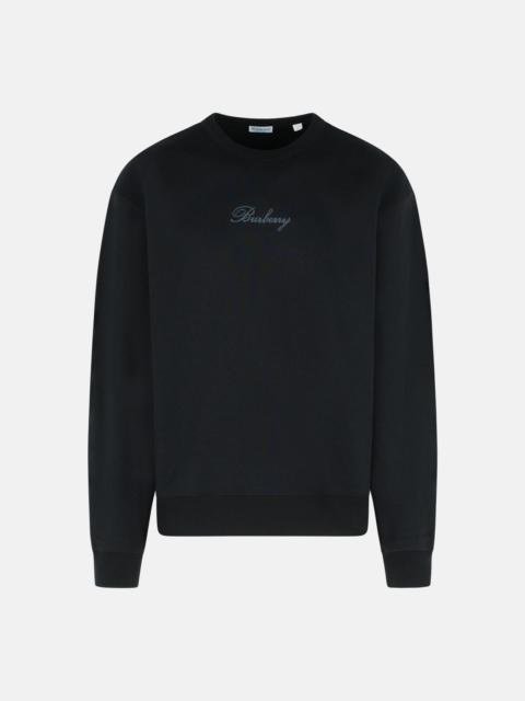 Burberry 'ROWAN' BLACK COTTON SWEATSHIRT
